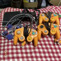 オレンジ ゲームキューブ コントローラー 3個セット　その他周辺機器