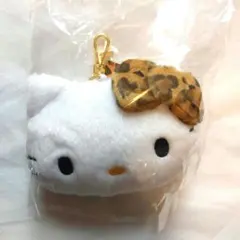 ハローキティ (ヒョウ柄シリーズ)フェイスパスケース ブラウン