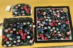 FEILER花柄ポーチ・巾着・ミニタオルセット