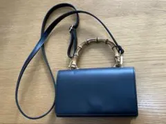 1.5万♡ メゾンヴァンサン バンブー ハンドバッグ 黒 ショルダーバッグ ミニ