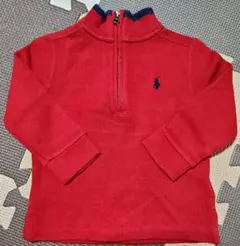 Polo by Ralph Lauren 赤 ハーフジップ セーター