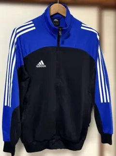 adidas / アディダス・トラックジャケット. ブラック✖️ブルー