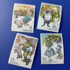 取置8785 外国切手 イギリス 1979年 子供の年 児童文学作品 童話 4V