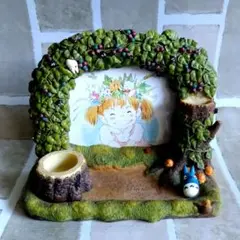 となりのトトロ フォトフレーム 木の実のアーチ　大トトロ無し