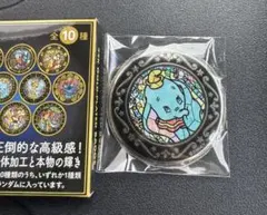 ディズニー ダンボ 金バッジ 缶バッジ