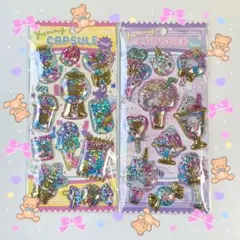 【24時間以内発送】カプセルシール シャカシャカシール 2枚SET