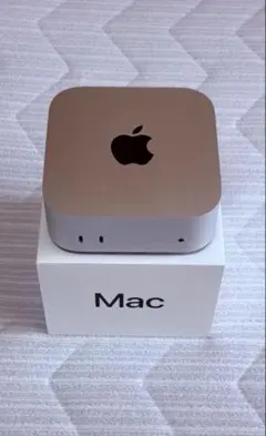 最新【Apple】MacMiniM4本体メモリ16GB SSD256GB【美品】 アップル Mac mini M4（10コアCPU/10コアGPU）シルバー
