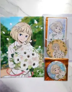 ワールドトリガー 中外鉱業 氷見亜季 缶バッジ ポラショBouquet