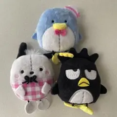 はぴだんぶい タキシードサム ぽちゃっこ ばつ丸 シークレットヘアクリップ 3点