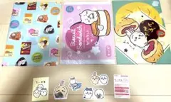 ちいかわ　ファミマコラボ　クリアファイル　ダイカットステッカー ハチワレ　うさぎ