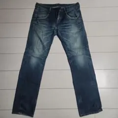 ダークブルー ストレートデニム　LEE