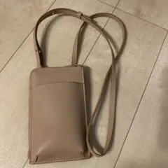 お財布　スマホショルダー　　カーキ