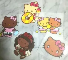 アイロンシート 5枚セット 日焼けキティセット