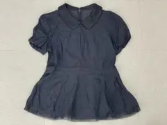 (L06026) JILL STUART ラメドット襟付きパフスリーブブラウスのサムネイル
