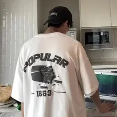 メンズ 1853 半袖 Tシャツ ホワイト ストリート