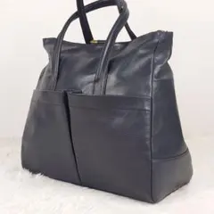 TUSTING MELFORD レザー 2WAY ネイビー 大容量 英国 新品 - メルカリ