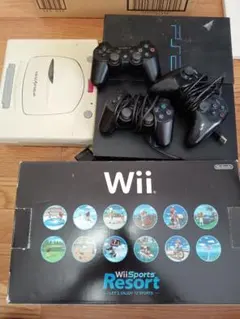 【動作未確認】PS2本体、wii本体、サターン本体、各種コントローラーなど