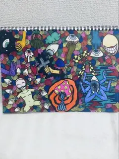 オリジナルイラスト アート サイケデリック