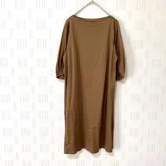 ボリュームスリーブワンピース