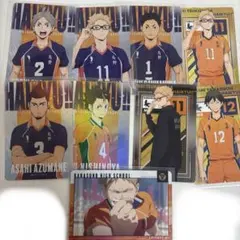 ハイキュー 烏野高校 カードセット