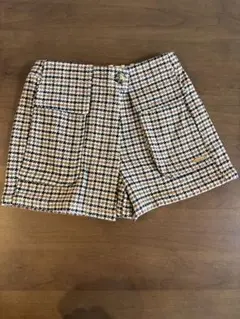 petit main チェック柄ハーフパンツ 100cm 新品