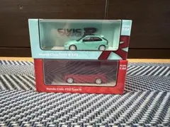 Model1 ホンダシビック EK9 FD2 2台セットのサムネイル