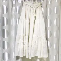 one after another NICE CLAUP  ティアードスカート