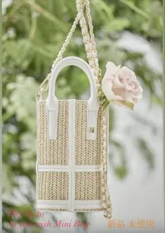 Herlipto Rose Straw Tote Bag ノベルティバッグ - メルカリ