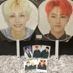 SEVENTEENジョンハン ホシ うちわトレカセット