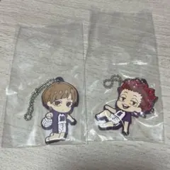 ハイキュー　でふぉラバ！ 白鳥沢学園 天童覚•白布賢二郎キーホルダー