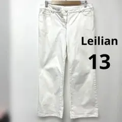 レリアン　ホワイト ストレートデニムパンツ　13のサムネイル