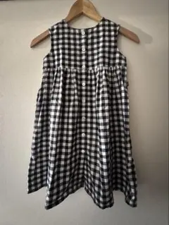 agnès b. ギンガムチェック ワンピース 6歳用