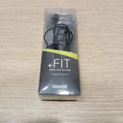maxell +FIT カナル型イヤホン ブラックのサムネイル
