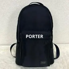 希少 極美品 PORTER TANKER BACKPACK ブラック