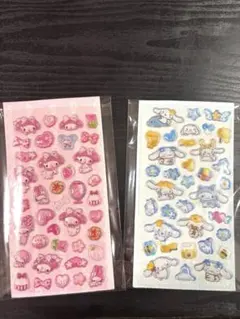 ぷくぷくシール BONBON サンリオ ボンボンドロップ　2枚セット