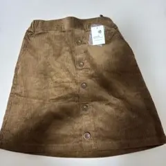 earth コーデュロイスカート S キャメル