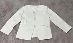 【美品】ノーカラージャケットのサムネイル