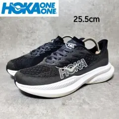 美品❤️HOKA ONE ONE MACH 6 マッハ6 25.5cm 黒白のサムネイル