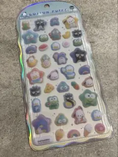 【正規品】コットンパフィーシール サンリオキャラクターズ