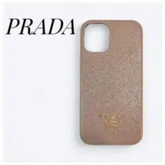 PRADA iPhone13用スマホケース プラダ　箱あり PRADA プラダ iPhone13 PROMAX スマホケースサフィアーノ黒