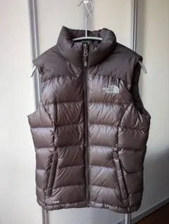 【美品】NORTH FACE ベスト 700 チョコブラウン S