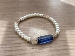 可愛い☆GUCCI ブレスレット☆ブルーストーン☆ - メルカリ