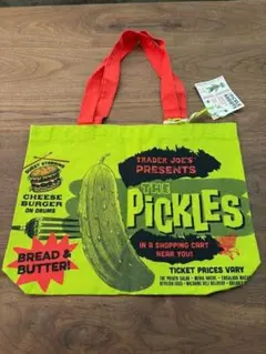 ピクルス柄☆TRADER JOE'S トレジョ トートバッグ エコバッグ
