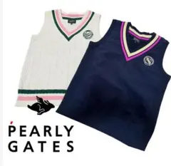 【美品】パーリーゲイツベスト2点セットPEARLY GATES ゴルフ