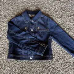BURBERRY デニムジャケット（Gジャン風） 130A ダークブルー
