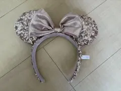 ミニー カチューシャ ピンク スパンコール ディズニー