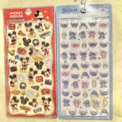 正規品！プチドロップステッカー　ミッキー　ボンボンドロップシールミニ　スティッチ
