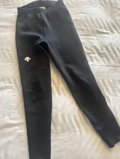 DESCENTE デサント　キッズ　ブラック スパッツ　120 裏起毛