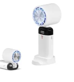 【2025新モデル -20℃瞬間冷却】 携帯扇風機 ハンディファン 冷感プレート