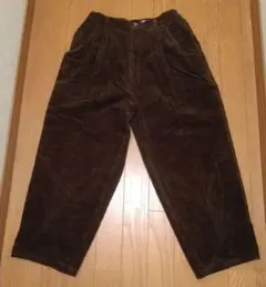 レナウン ブラウン コーデュロイ カジュアルパンツ